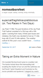Mobile Screenshot of nomeatbarefeet.com